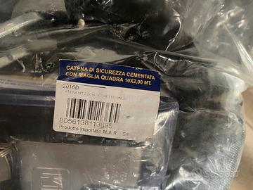 Kit Sicurezza Per Auto E Moto | Catena Antifurto 10x1200mm + Lucchetto Cementato 90mm Con 4 Chiavi - Foto 5