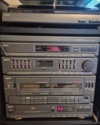 Impianto Hi-Fi vintage Sanyo 
