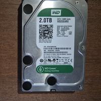 HDD SATA della Western Digital modello Green 2 TB