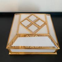 Plafoniera in oro lucido Cremasco Illuminazione