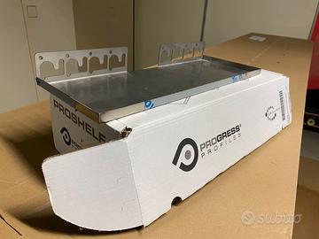 Mensola piastrellabile acciaio inox 150x400mm