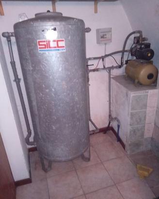 Gruppo autoclave 500 litri + pompa.