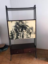Mobile vintage in legno con ribalta anni 1950