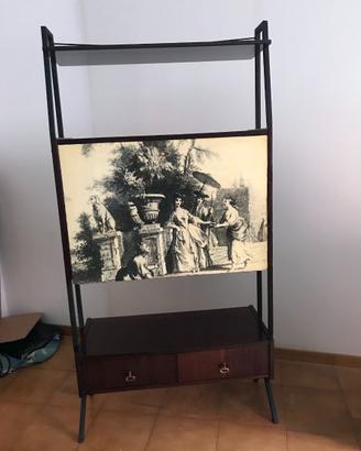 Mobile vintage in legno con ribalta anni 1950