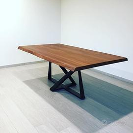 Tavolo bontempi millennium legno massello design