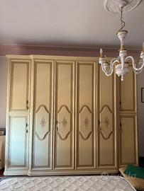 armadio 6 ante classico in stile barocco/veneziano