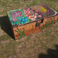 Baule legno , entro primo 