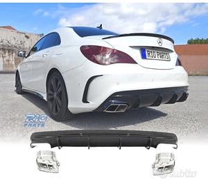 DIFUSORE MERCEDES CLA W117 16-18 LOOK CLA45 NERO L