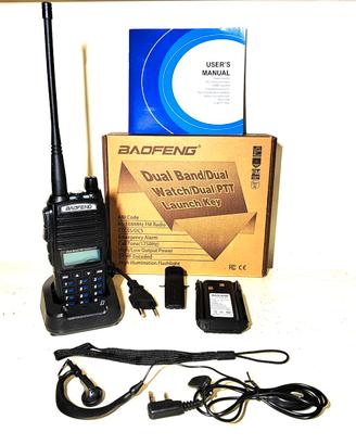 Baofeng UV-82 Dual Band VHF/UHF FM 128 CANALI PROG