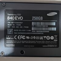 Hard Disk SSD 2.5" Sata III Samsung 840 Evo 250GB