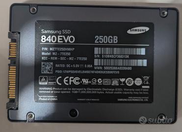 Hard Disk SSD 2.5" Sata III Samsung 840 Evo 250GB