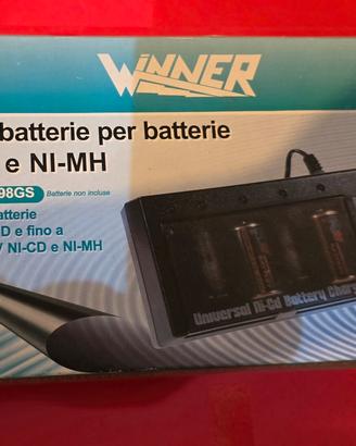 Caricabatterie Melchioni per stilo, torcia e 9V