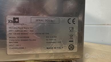 Riempitrice automatica per cioccolata creme e chi