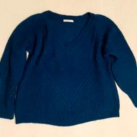 Maglione petrolio Gate 21 taglia unica 