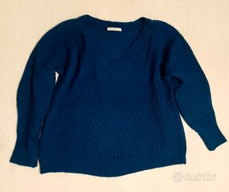 Maglione petrolio Gate 21 taglia unica 