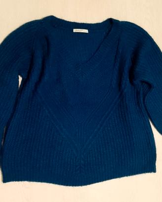 Maglione petrolio Gate 21 taglia unica 