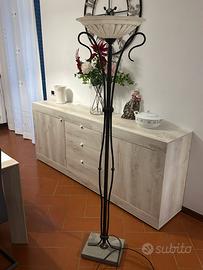 Piantana in ferro battuto