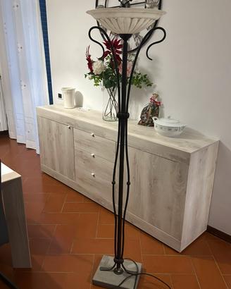 Piantana in ferro battuto