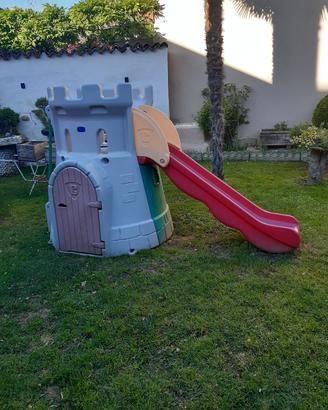 scivolo con casetta  a torre della chicco