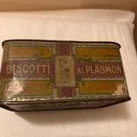 Scatola per biscotti in latta vintage