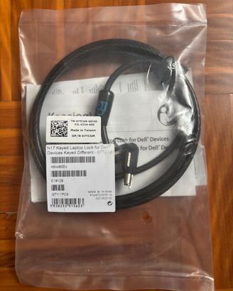 Kensington: Antifurto 07TCGM - Computer portatile