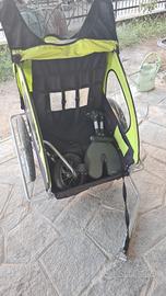 Rimorchio Bici per  Bambini e Passeggino