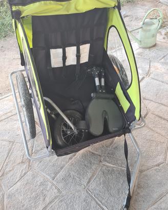 Rimorchio Bici per  Bambini e Passeggino