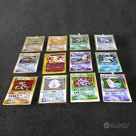 lotto Pokemon vintage-tutte holo