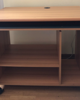 Scrivania per casa e studio con porta tastiera