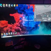 Pc gaming MSi ryzen 5 rx 6600 xt monitor 144 hz