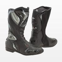 Stivale pelle moto prexport sonic racing nero