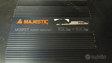 Amplificatore per auto Majestic 160W+160W