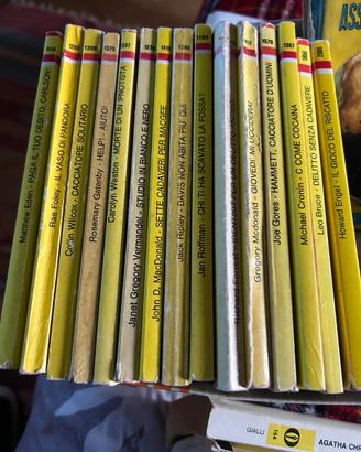 libri gialli dal 1958 e anni 70