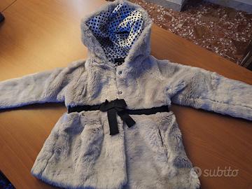 Pelliccia sintetica elegante Twinset beige crema