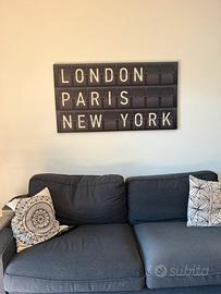 Canvas su tela “Destinazioni” di Maison du Monde