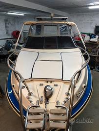 Barca semicabinato 7mt con carrello