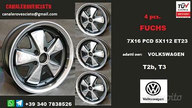 Cerchi fuchs 7x 16 5x112 et23 style RSR VW