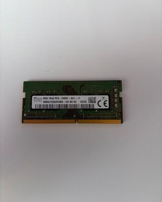 Ram 8Gb per Pc portatile