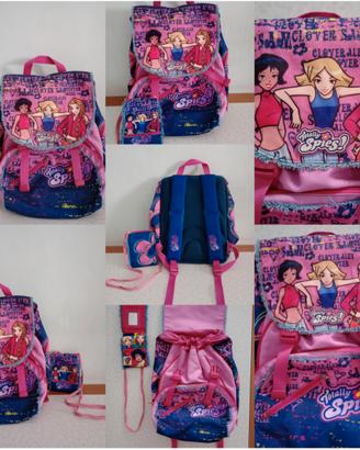Zaino Scuola Rosa & Blu Totally Spies del 2004