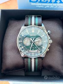 Seiko Chronograph Date Green Dial  SSB411P1