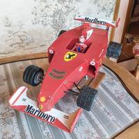 Ferrari modellino giocatto d'epoca in legno 