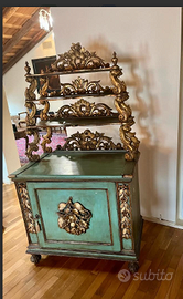 ESCLUSIVOmobileETAGEREabeteLACCATOdoratoROCOCO'900