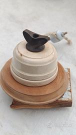 Interruttore in ceramica vintage 