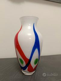 vaso in vetro colorato 