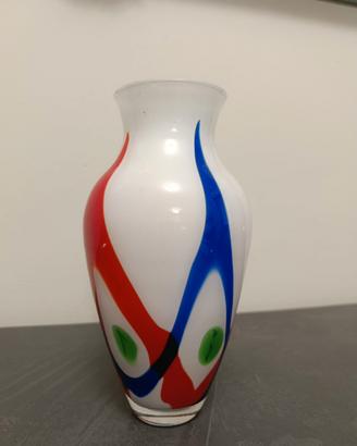 vaso in vetro colorato 