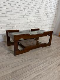 Tavolino da salotto di modernariato anni '70