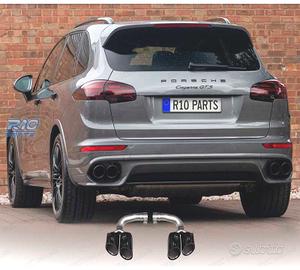 TERMINALI SCARICO PORSCHE CAYENNE 17- LOOK GTS NER
