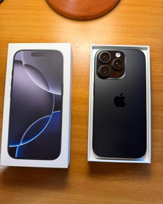 iphone 16 pro, 256 gb nero titanio