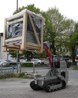 Motocarriola Rotair R70+ Braccio e Forche Pallet