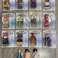 Lotto di 15 Bambole da Collezione Paesi del Mondo